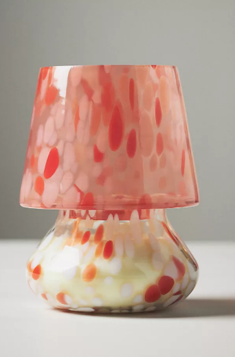 Fruity Glass Mushroom Lamp Candle